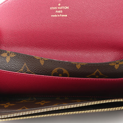 Louis Vuitton Monogram Emilie Wallet Fuchsia 5 of 9