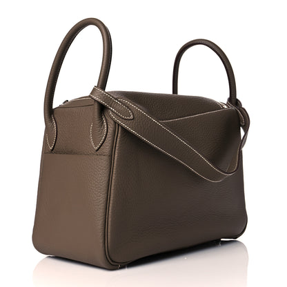 Hermes Taurillon Clemence Lindy 30 Etoupe 3 of 11