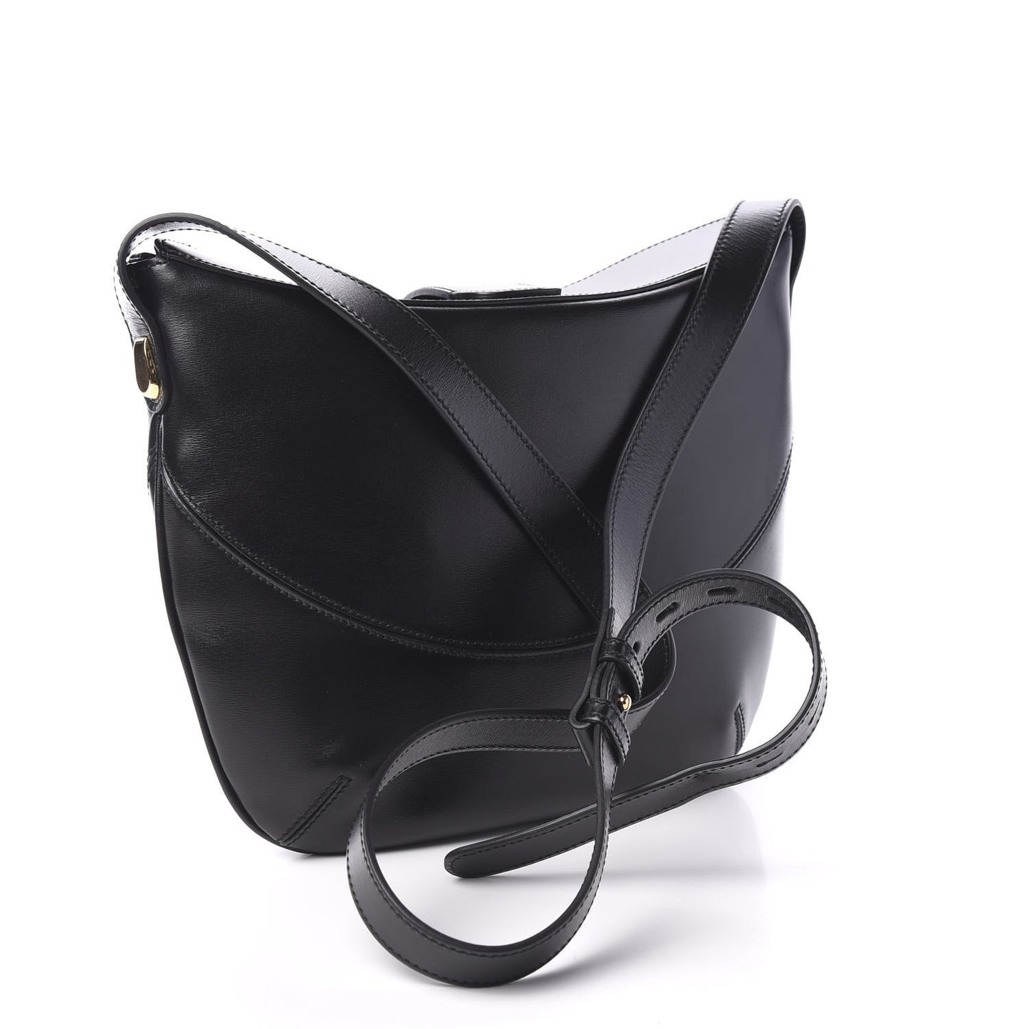 Calfskin Medium Arli Shoulder Bag Black