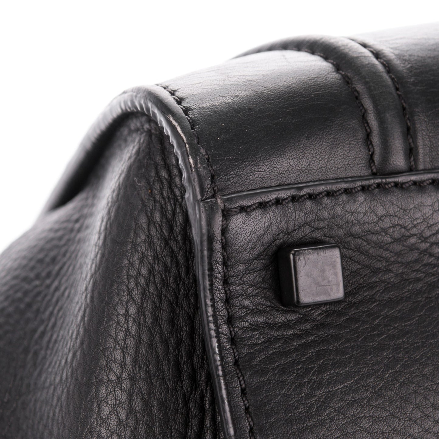 Supple Calfskin Medium Phantom Luggage Black
