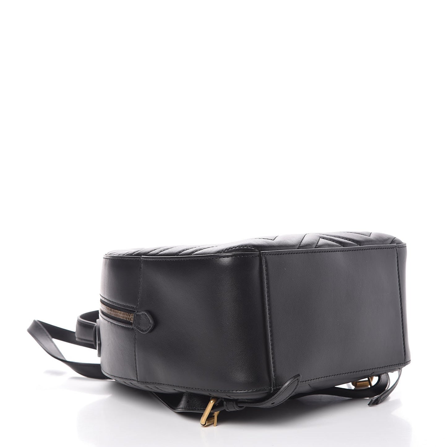 Calfskin Matelasse GG Marmont Backpack Black