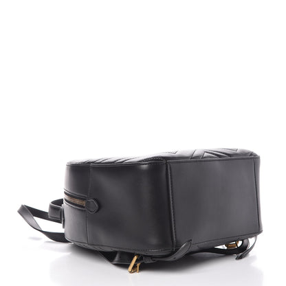 Gucci Calfskin Matelasse GG Marmont Backpack Black 4 of 8