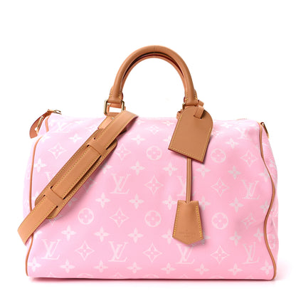 Louis Vuitton Calfskin Monogram Speedy P9 Bandouliere 40 Candy 1 of 9
