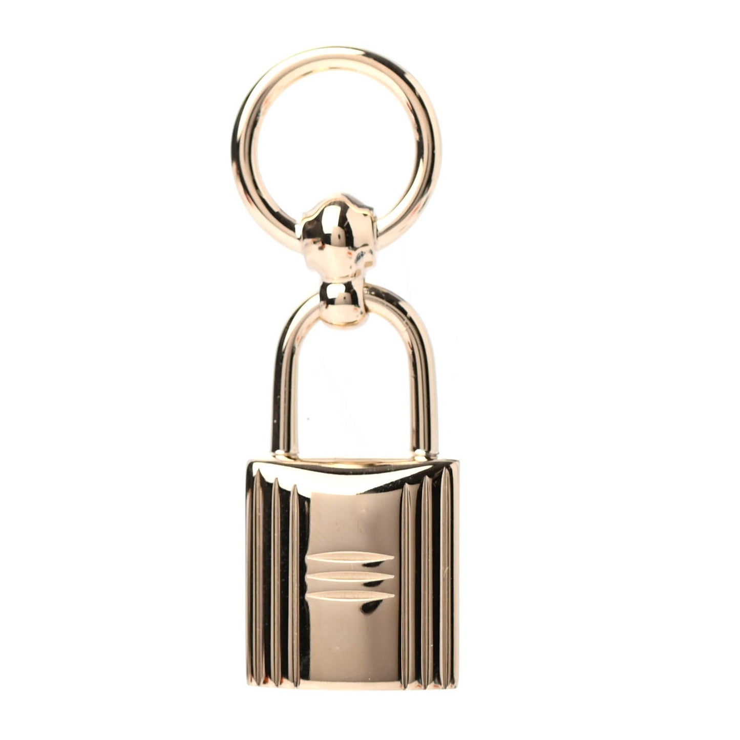 Permabrass Mini Loop Charms Cadenas Scarf Ring Gold