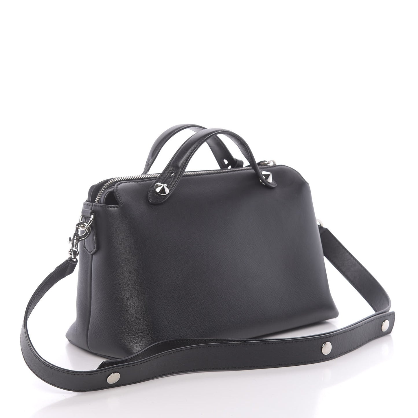 Vitello Dolce Medium By The Way Boston Bag Black