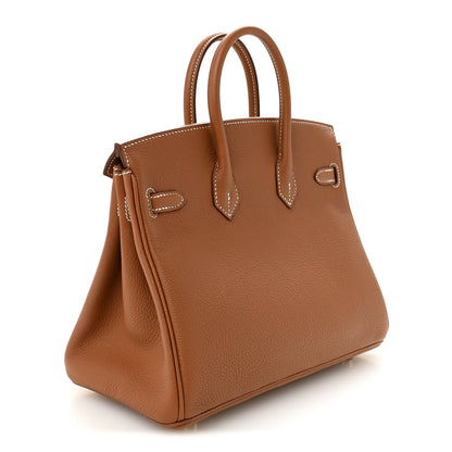 Hermes Togo Birkin 25 Gold 3 of 10