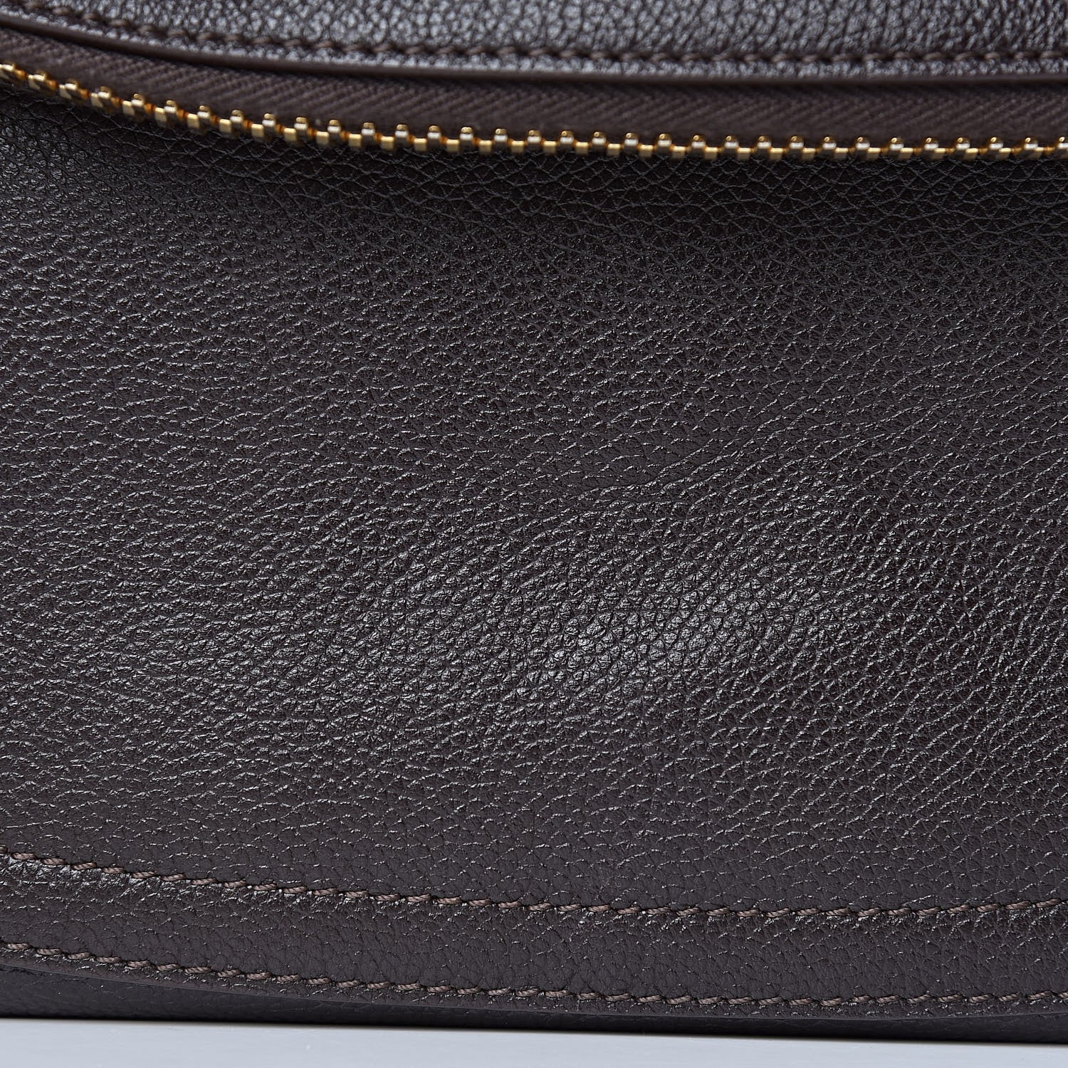Tom Ford Pebbled Calfskin Large Jennifer Dark Brown 12 of 12