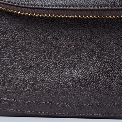 Tom Ford Pebbled Calfskin Large Jennifer Dark Brown 12 of 12