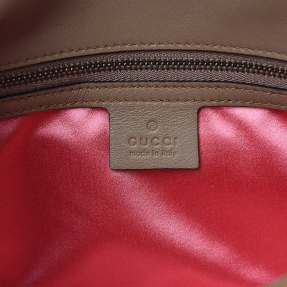 Gucci Velvet Matelasse Small GG Marmont Shoulder Bag Taupe 5 of 10