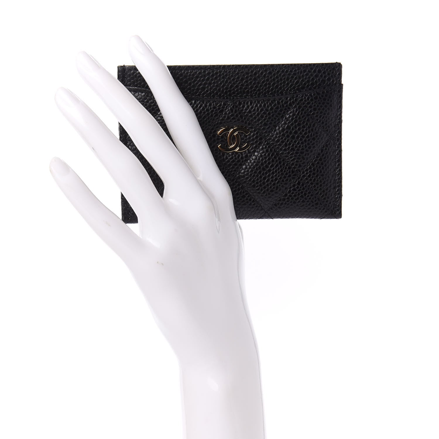 Chanel Caviar Quilted Card Holder Black 2 of 10