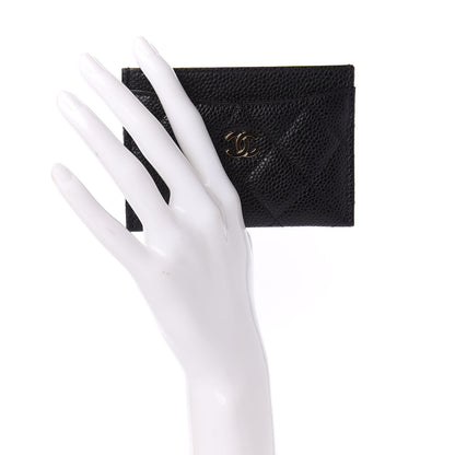 Chanel Caviar Quilted Card Holder Black 2 of 10
