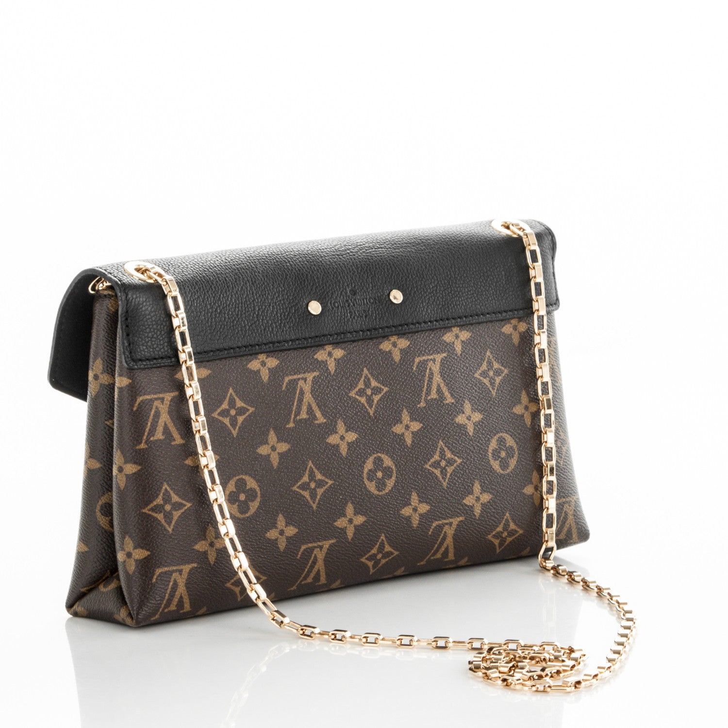 Louis Vuitton Monogram Pallas Chain Black 3 of 7