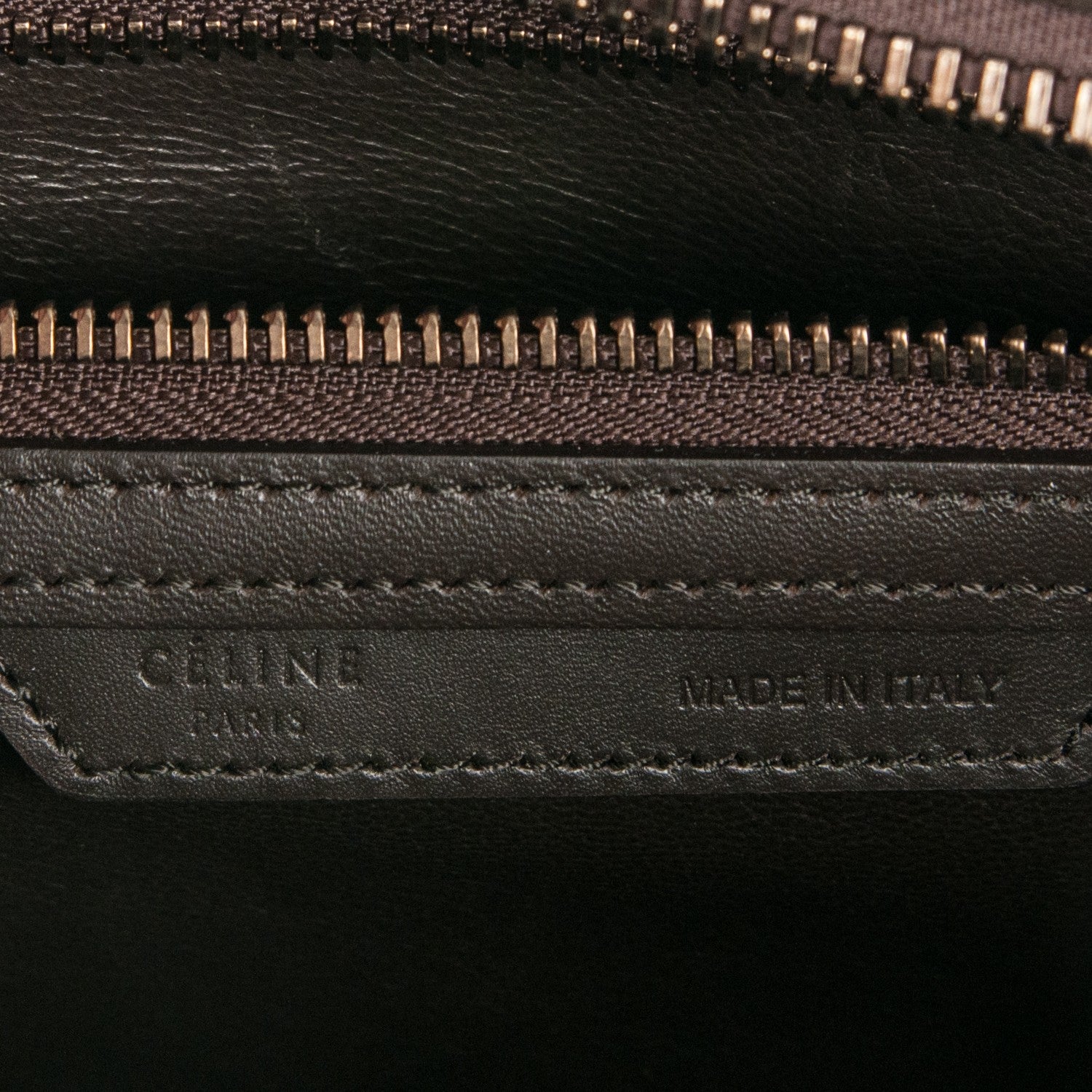 Celine Bullhide Micro Tri-Color Luggage Khaki 6 of 7