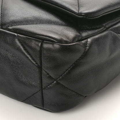 Chanel Lambskin Quilted Medium Chanel 19 Flap Black 9 of 9