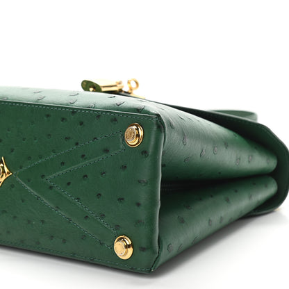 Louis Vuitton Ostrich Rose Des Vents PM Menthe 6 of 9