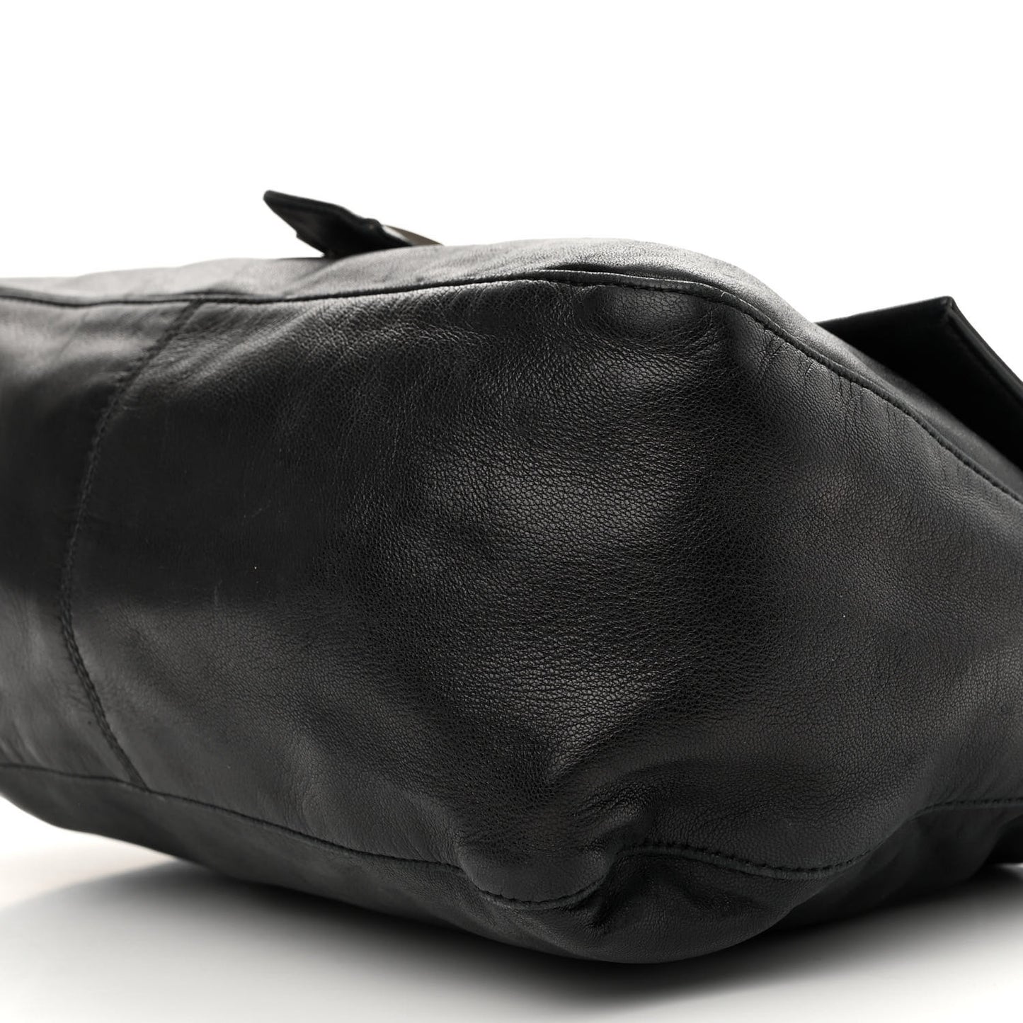 Calfskin Big Forever Mama Baguette Black