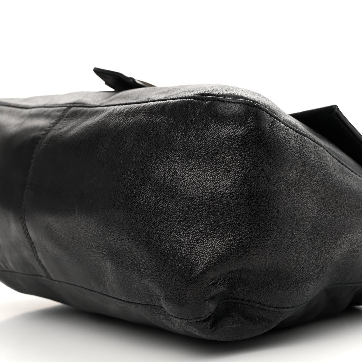 Fendi Calfskin Big Forever Mama Baguette Black 10 of 13