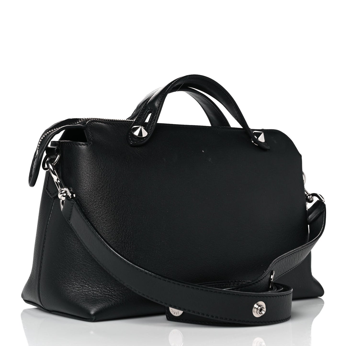 Vitello Dolce Medium By The Way Boston Bag Black