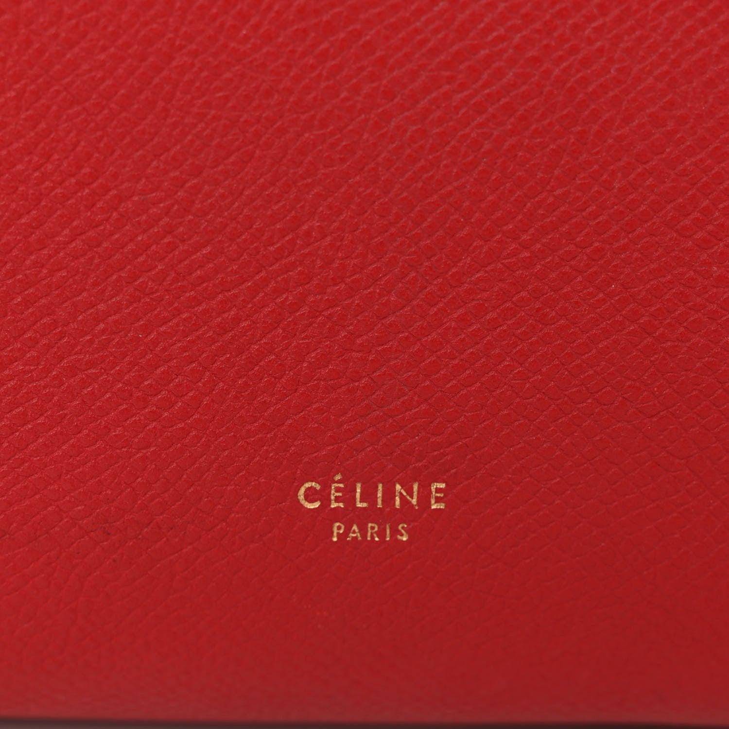 Celine Grained Calfskin Mini Belt Bag Coquelicot 6 of 17