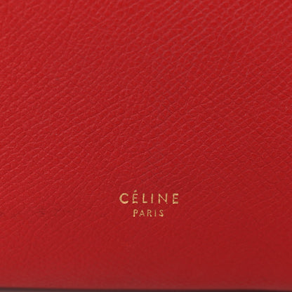 Celine Grained Calfskin Mini Belt Bag Coquelicot 6 of 17