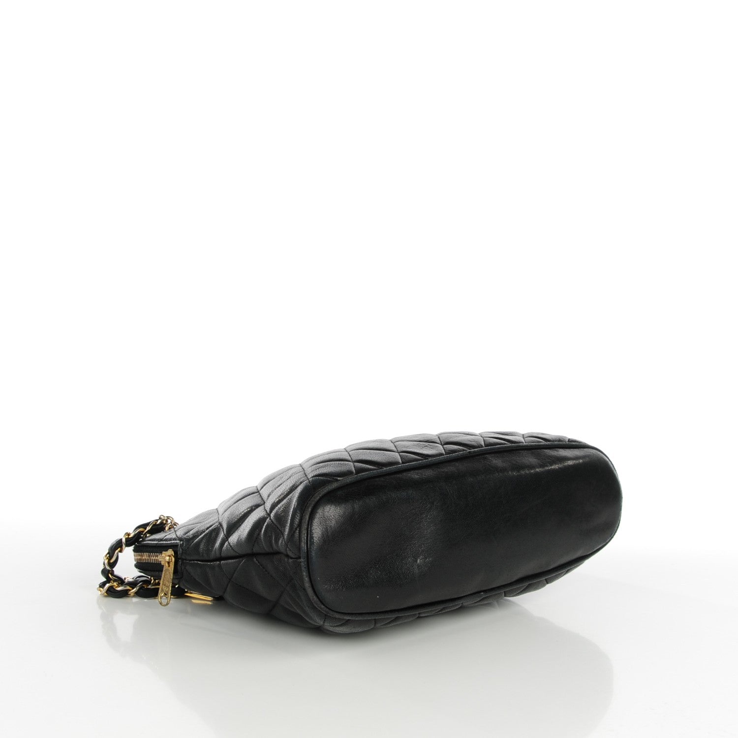Chanel Lambskin Quilted Shoulder Bag Black 9 of 14