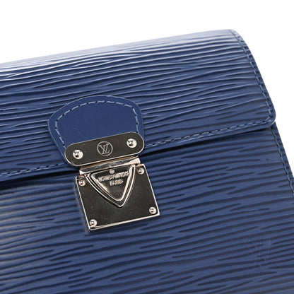 Louis Vuitton Epi Koala Wallet Blue 9 of 9