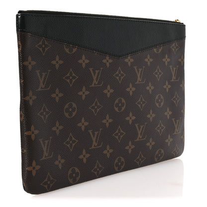 Louis Vuitton Monogram Daily Pouch Black 3 of 8