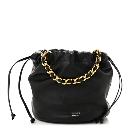 Khaite Smooth Calfskin Aria Bucket Bag Black 1 of 9