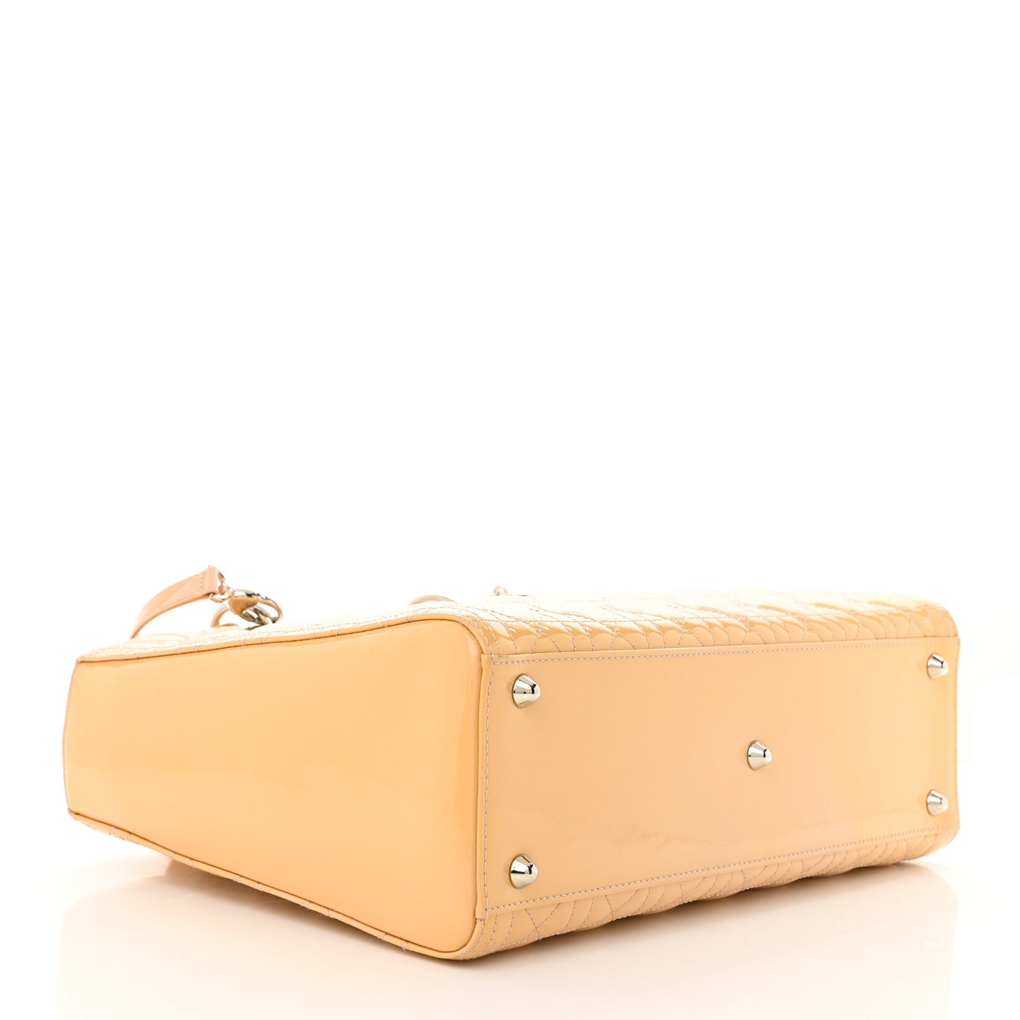 Patent Cannage Large Lady Dior Light Pink
