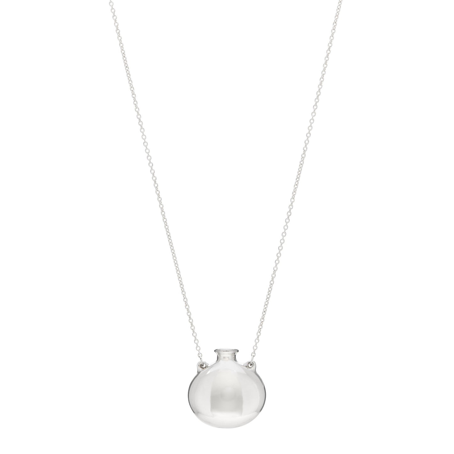 Sterling Silver Elsa Peretti Bottle Pendant Necklace