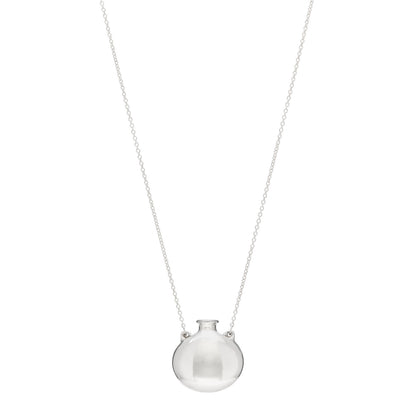 Tiffany Sterling Silver Elsa Peretti Bottle Pendant Necklace 1 of 4