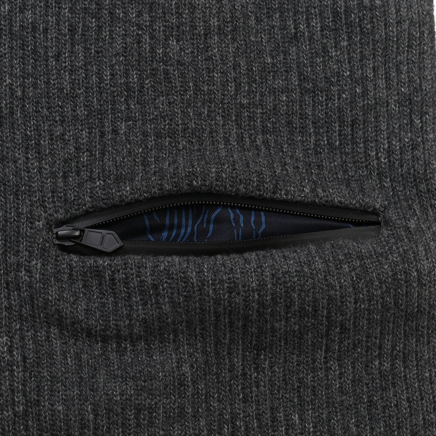 Hermes Wool Cashmere City Pocket Muffler Flanelle 4 of 5