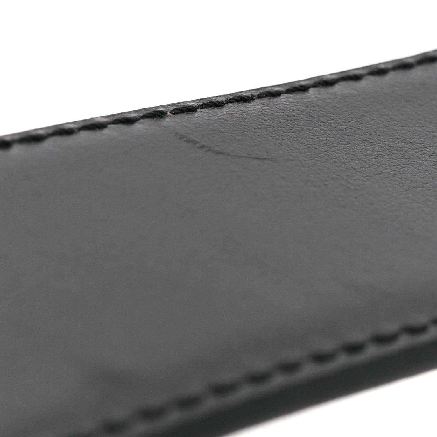 Louis Vuitton Calfskin 35mm LV Mirror Reversible Belt 90 36 Black Brown 6 of 7