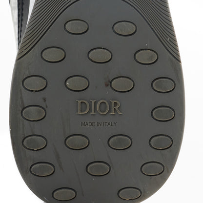Christian Dior Smooth Calfskin Technical Mesh Oblique Mens B25 Runner Sneakers 42 Black Grey 8 of 11
