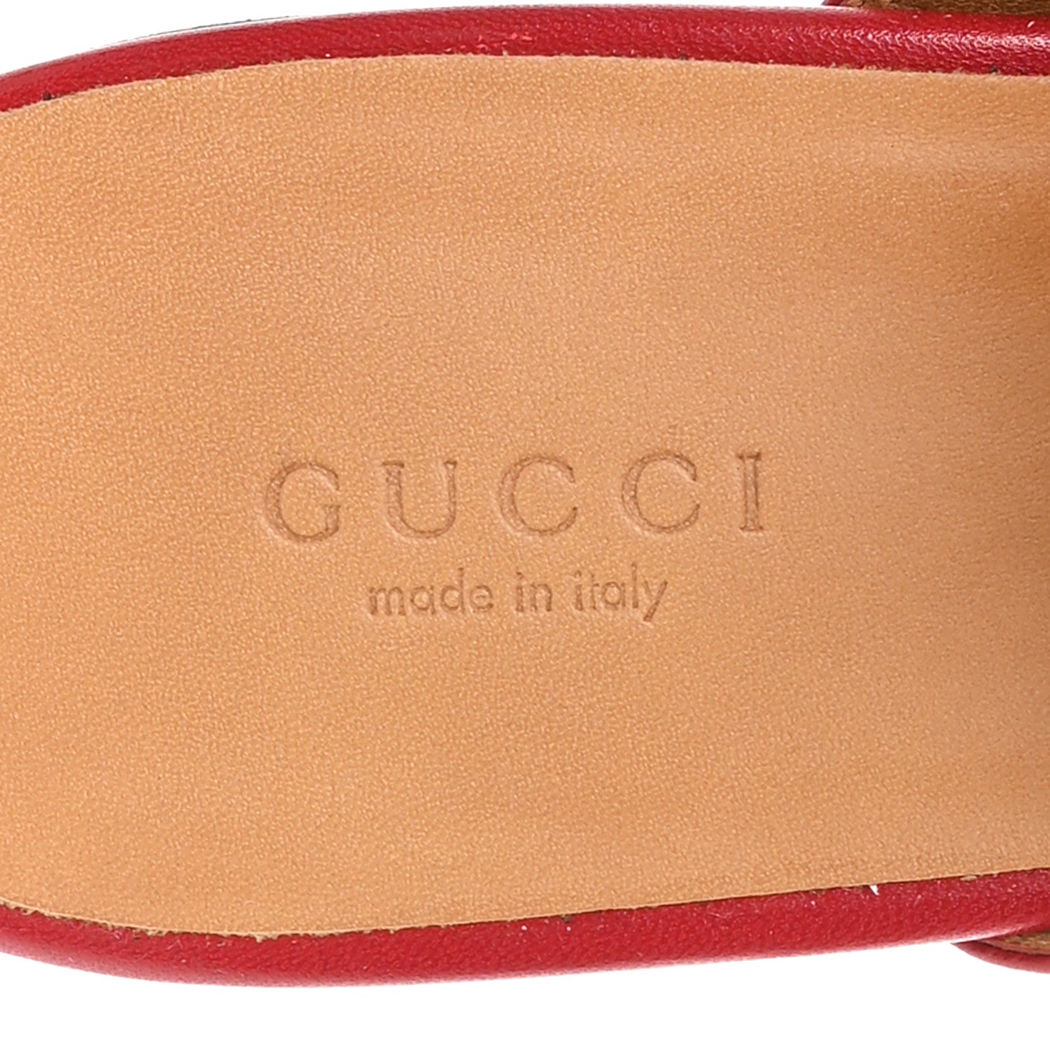 Gucci Malaga Kid Womens Princetown Slippers 40.5 Hibiscus Red 8 of 10