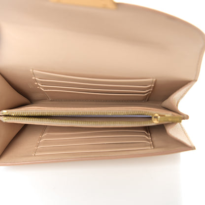 Celine Grained Calfskin Medium Trotteur Multifunction Flap Wallet Nude 4 of 7