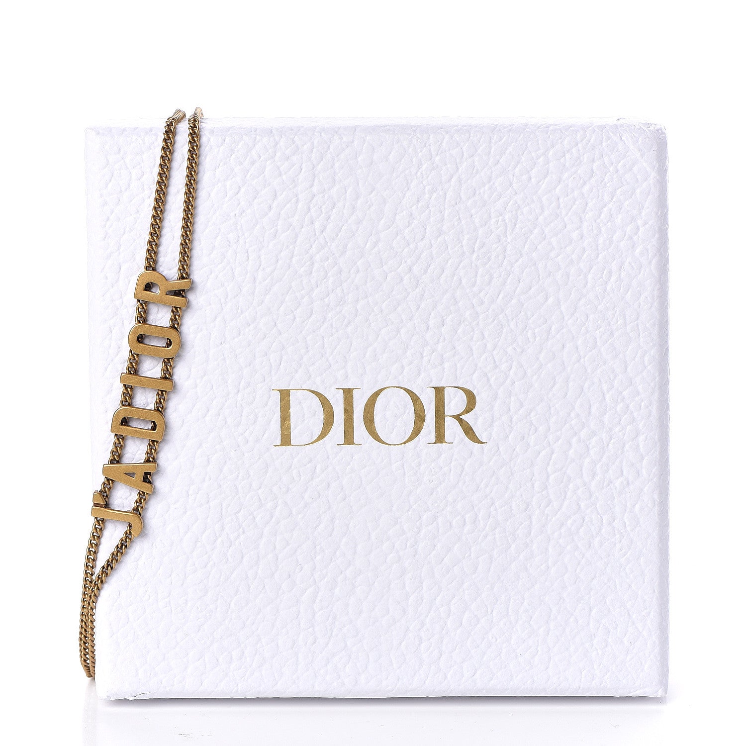 Christian Dior Metal J'Adior Choker Necklace Aged Gold 4 of 4