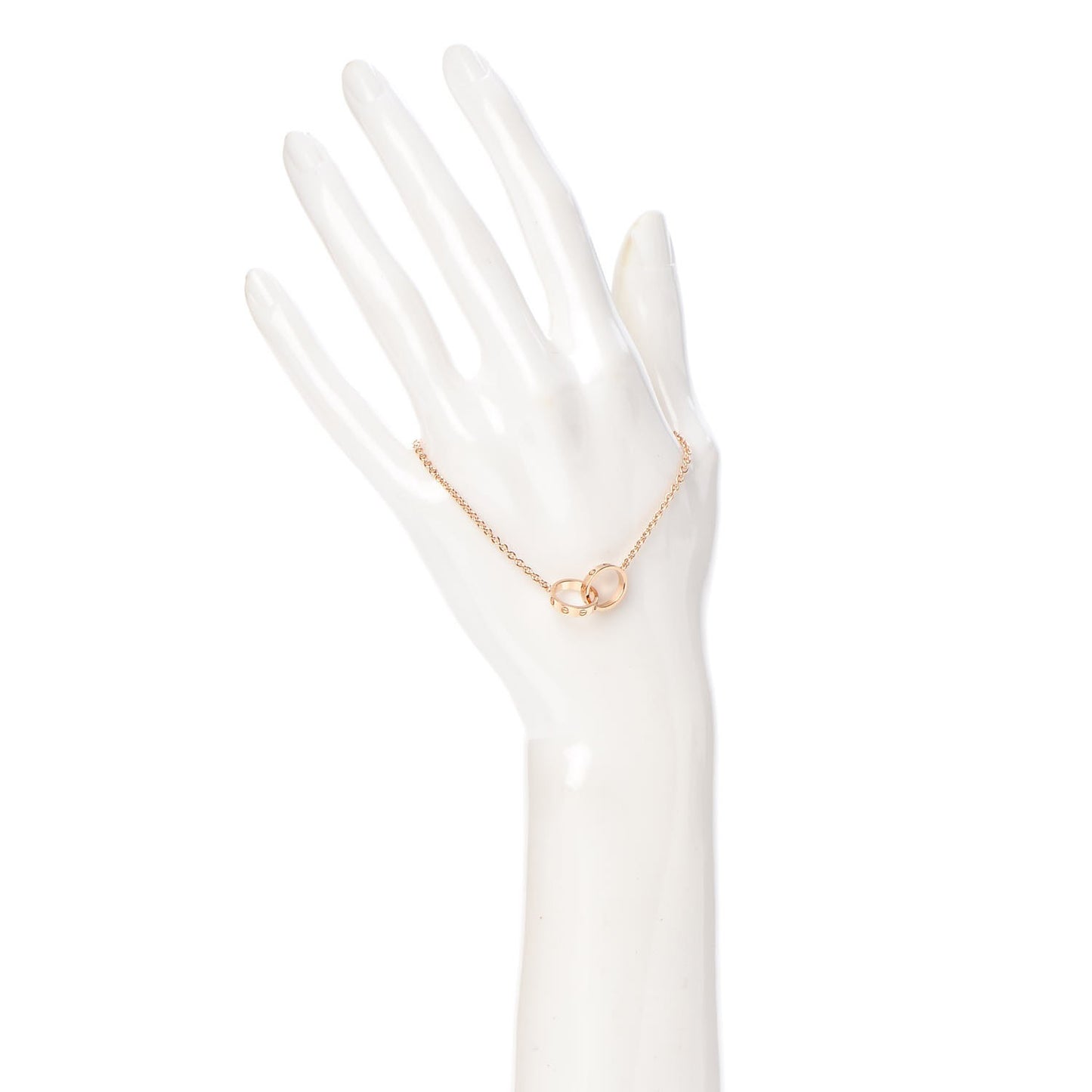 18K Pink Gold Interlocking LOVE Bracelet