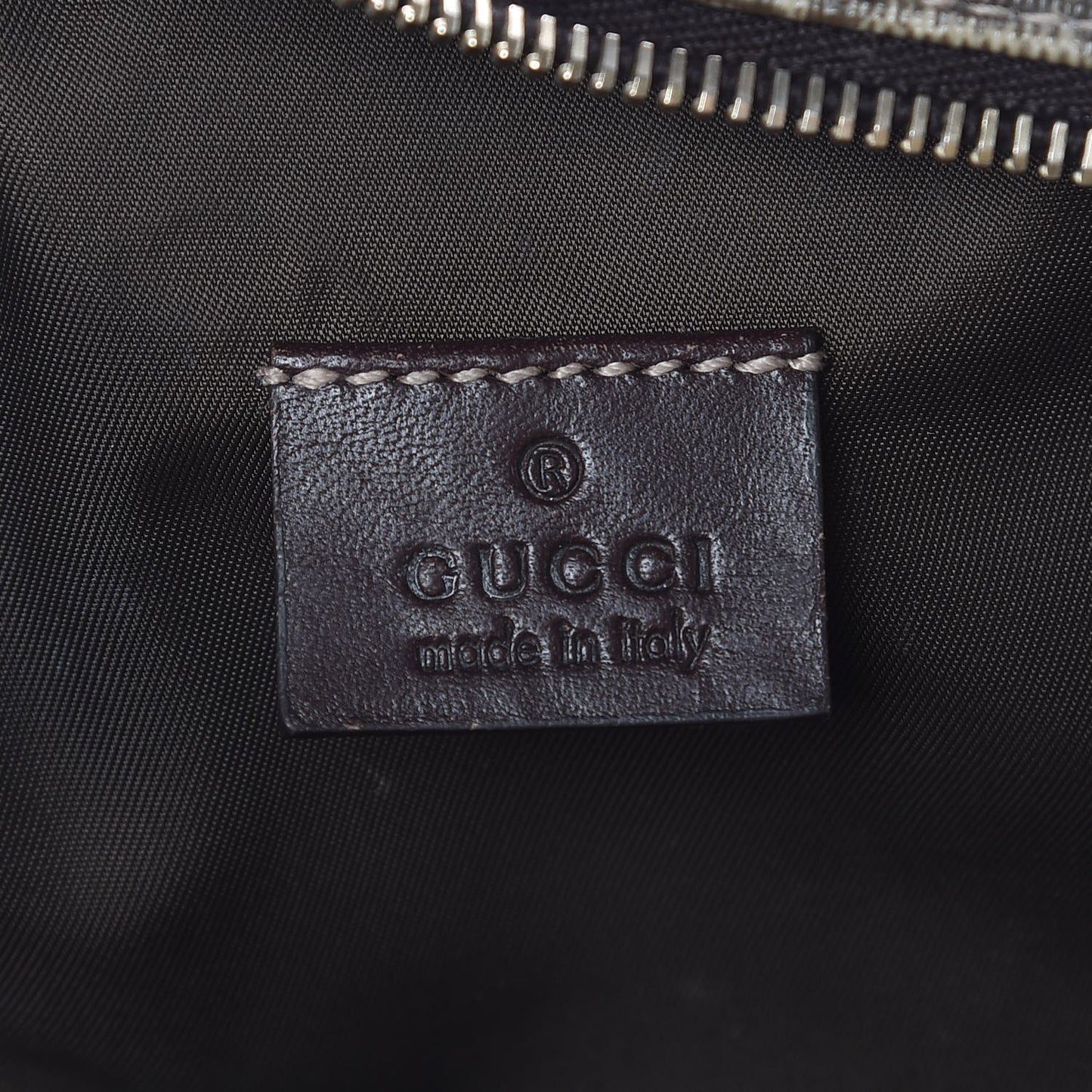 GG Supreme Monogram Toiletry Case Dark Brown