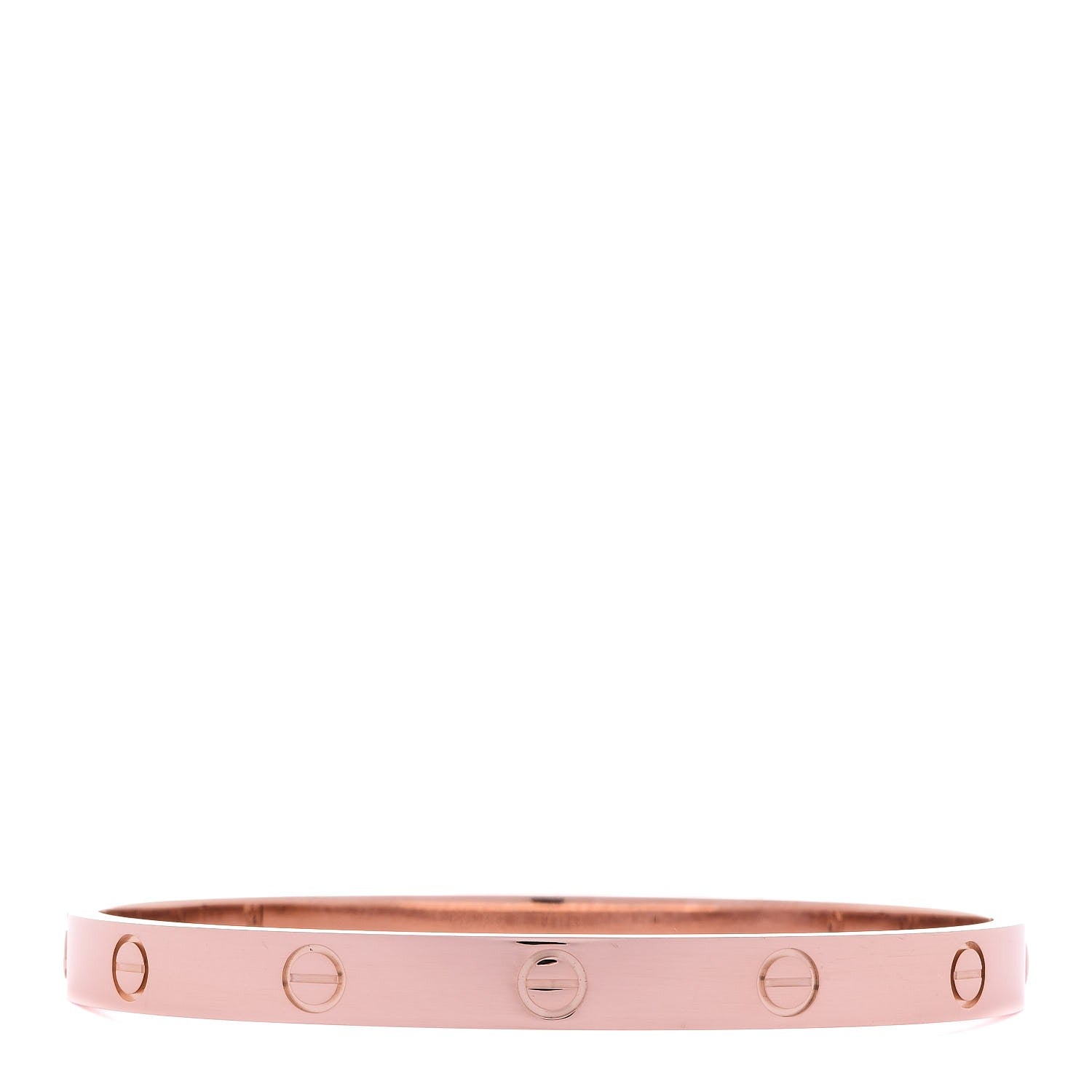 Cartier 18K Pink Gold LOVE Bracelet 18 3 of 6