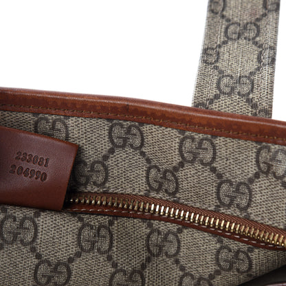 Gucci GG Plus Monogram Medium Signature Web Loop Vertical Tote Brown 13 of 14