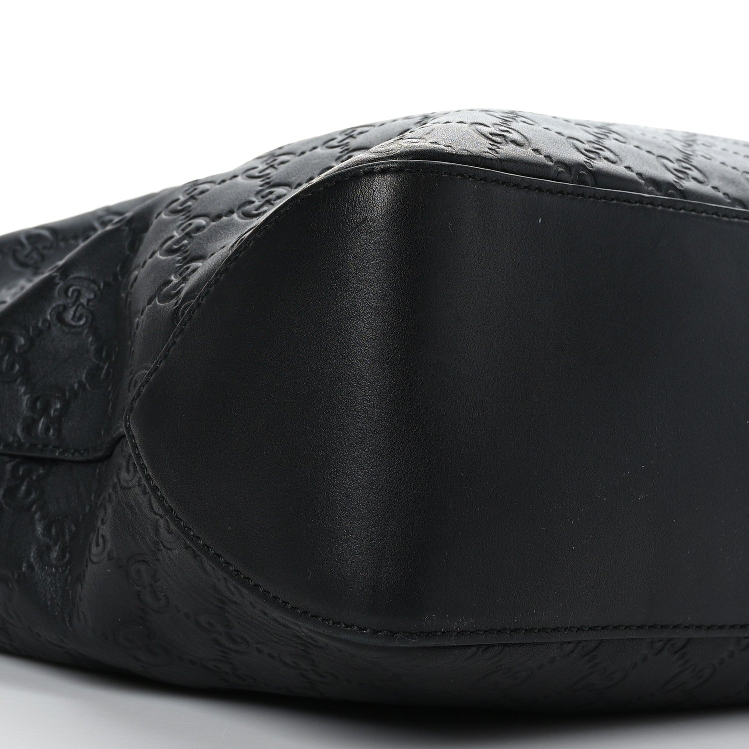 Gucci Guccissima Signature Large Linea A Hobo Black 8 of 9