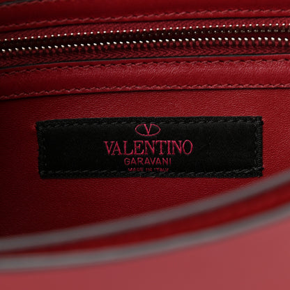 Valentino Garavani Vitello Loveblade Embellished Chain Flap Bag Rubino 5 of 7