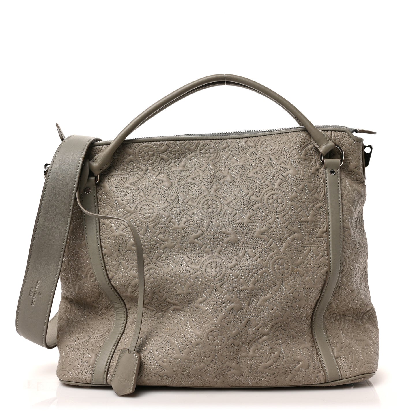 Monogram Lambskin Antheia Ixia MM Grey
