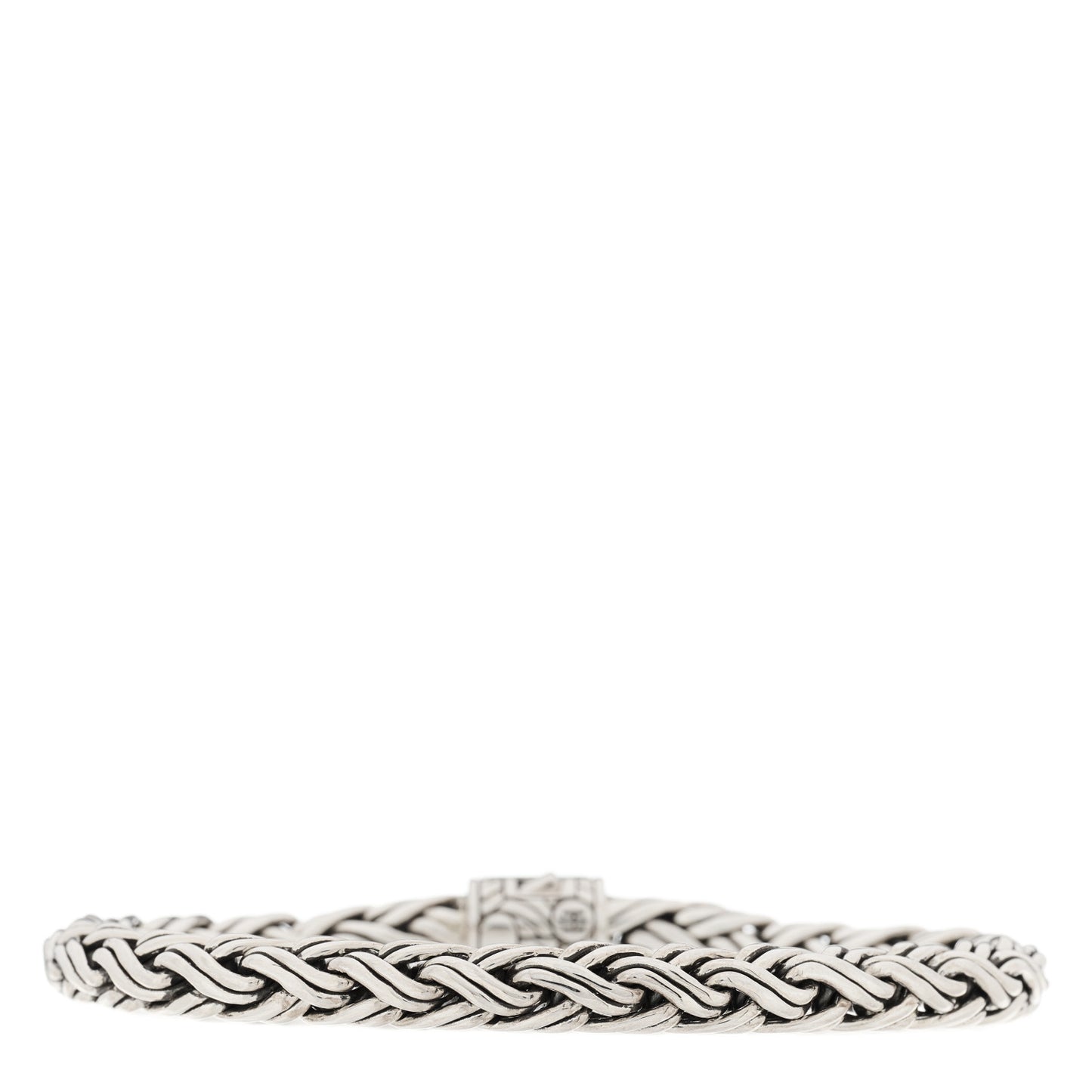 Sterling Silver Black Sapphire Kepang Braided Bracelet