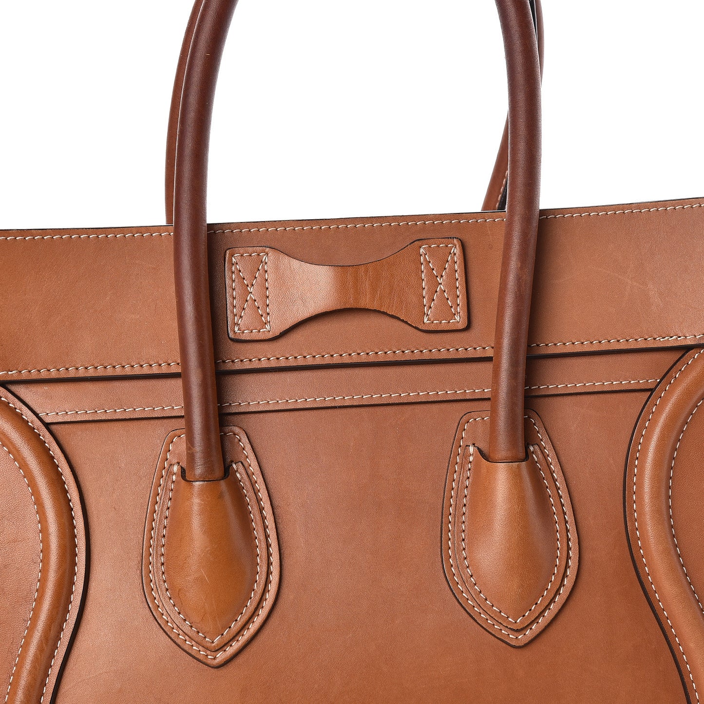 Natural Calfskin Micro Luggage Tan