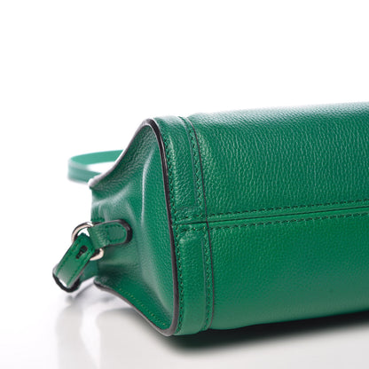 Alexander McQueen Pebbled Calfskin Mini Padlock Tote Green 10 of 12