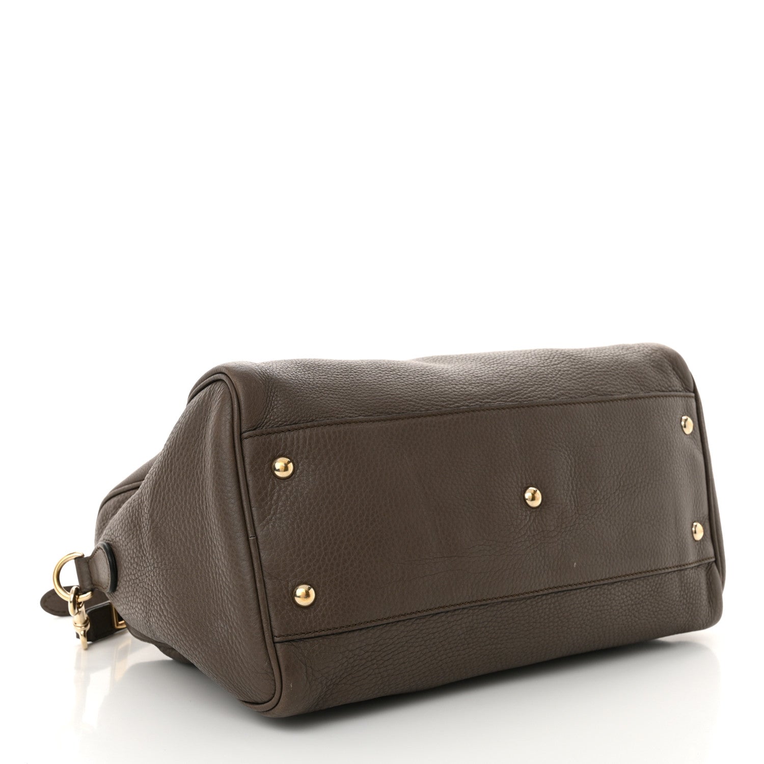 Gucci Calfskin Medium Bamboo Shopper Boston Taupe 4 of 12