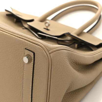 Hermes Taurillon Clemence Birkin 30 Trench 12 of 12