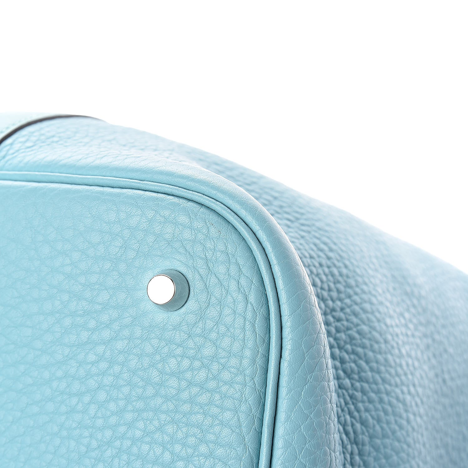 Hermes Taurillon Clemence Picotin 26 GM Bleu Atoll 11 of 11